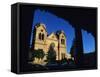 St. Francis Cathedral, Santa Fe, New Mexico, USA-Michael Snell-Framed Stretched Canvas