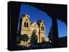 St. Francis Cathedral, Santa Fe, New Mexico, USA-Michael Snell-Stretched Canvas