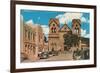 St. Francis Cathedral, Santa Fe, New Mexico-null-Framed Art Print