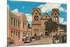 St. Francis Cathedral, Santa Fe, New Mexico-null-Mounted Art Print