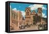 St. Francis Cathedral, Santa Fe, New Mexico-null-Framed Stretched Canvas