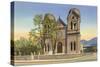 St. Francis Cathedral, Santa Fe, New Mexico-null-Stretched Canvas