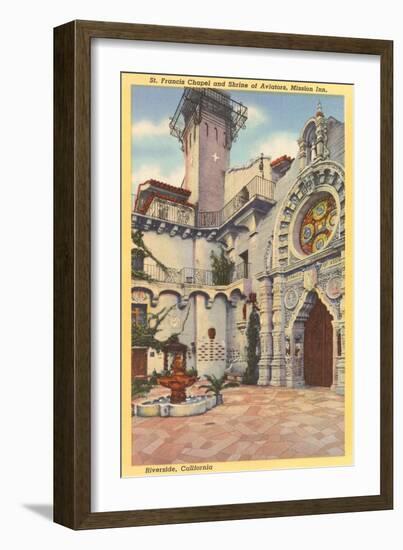 St. Francis Chapel, Mission Inn, Riverside, California-null-Framed Art Print