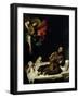 St. Francis Comforted by an Angel Musician-Francisco Ribalta-Framed Giclee Print