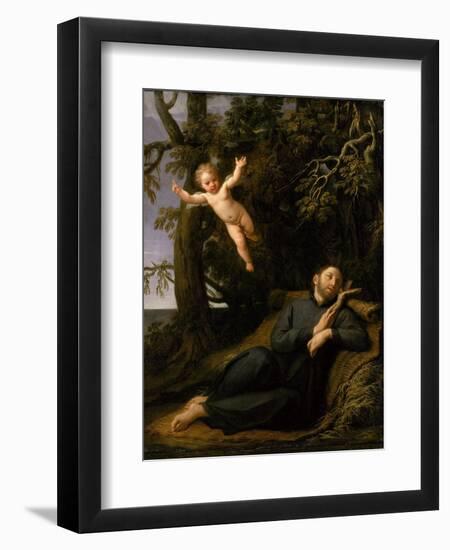 St. Francis De Sales (1567-1622) in the Desert, C.1700-10-Marco Antonio Franceschini-Framed Giclee Print