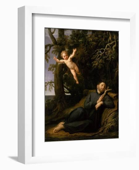 St. Francis De Sales (1567-1622) in the Desert, C.1700-10-Marco Antonio Franceschini-Framed Giclee Print