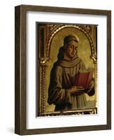 St. Francis, Detail from the Santa Lucia Triptych-Carlo Crivelli-Framed Giclee Print