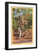 St. Francis Falls, Riverside, California-null-Framed Art Print