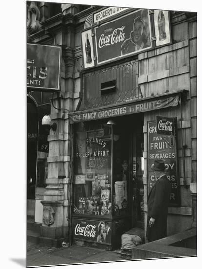 St. Francis Grocery, New York, 1943-Brett Weston-Mounted Photographic Print