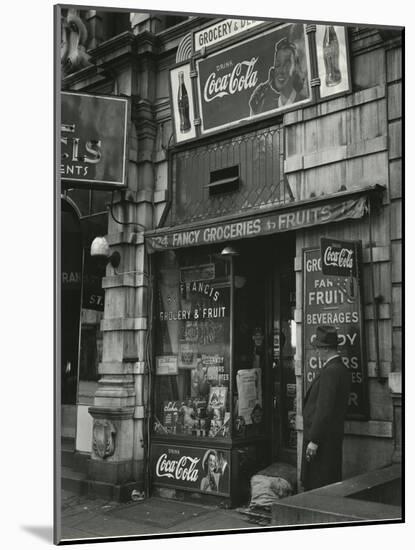 St. Francis Grocery, New York, 1943-Brett Weston-Mounted Photographic Print