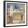 St. Francis Honoured by a Simple Man, 1297-99-Giotto di Bondone-Framed Giclee Print