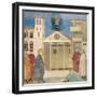 St. Francis Honoured by a Simple Man, 1297-99-Giotto di Bondone-Framed Giclee Print