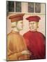 St Francis Honoured by a Simple Man, Detail of Figures on the Left, C.1297-99-Giotto di Bondone-Mounted Giclee Print