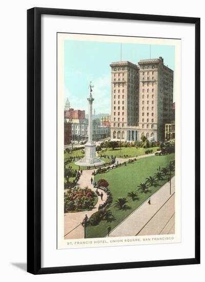 St. Francis Hotel, San Francisco, California-null-Framed Art Print