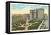 St. Francis Hotel, Union Square, San Francisco, California-null-Framed Stretched Canvas