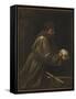 St Francis in Meditation-Caravaggio-Framed Stretched Canvas