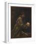 St Francis in Meditation-Caravaggio-Framed Giclee Print