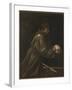 St Francis in Meditation-Caravaggio-Framed Giclee Print