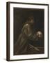 St Francis in Meditation-Caravaggio-Framed Giclee Print