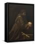 St Francis in Meditation-Caravaggio-Framed Stretched Canvas