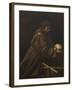 St Francis in Meditation-Caravaggio-Framed Giclee Print