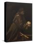 St. Francis in Meditation-Caravaggio-Stretched Canvas