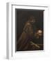 St. Francis in Meditation-Caravaggio-Framed Art Print