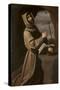 St. Francis in Prayer in a Grotto, 1650-55-Francisco de Zurbaran-Stretched Canvas