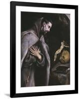 St. Francis Meditating, C.1586-92-El Greco-Framed Giclee Print