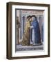 St Francis Meeting of St.Francis and St. Dominic-Benozzo Gozzoli-Framed Art Print