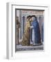 St Francis Meeting of St.Francis and St. Dominic-Benozzo Gozzoli-Framed Art Print