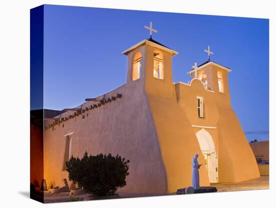 St. Francis of Asis Church in Ranchos De Taos, Taos, New Mexico, United States of America, North Am-Richard Cummins-Stretched Canvas