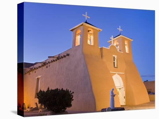 St. Francis of Asis Church in Ranchos De Taos, Taos, New Mexico, United States of America, North Am-Richard Cummins-Stretched Canvas
