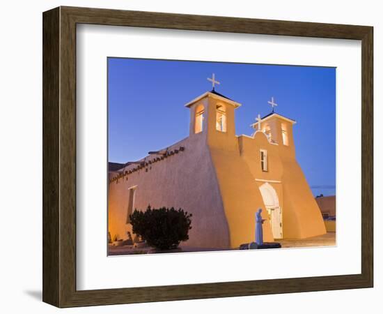 St. Francis of Asis Church in Ranchos De Taos, Taos, New Mexico, United States of America, North Am-Richard Cummins-Framed Photographic Print