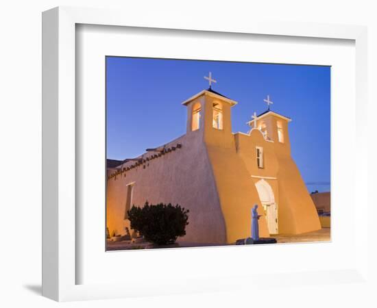 St. Francis of Asis Church in Ranchos De Taos, Taos, New Mexico, United States of America, North Am-Richard Cummins-Framed Photographic Print