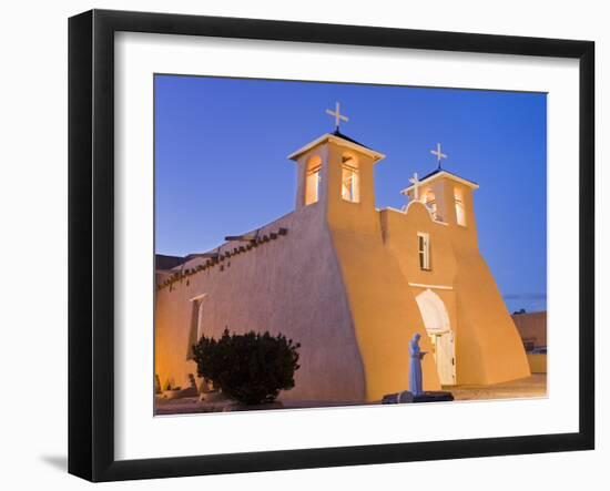 St. Francis of Asis Church in Ranchos De Taos, Taos, New Mexico, United States of America, North Am-Richard Cummins-Framed Photographic Print