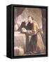 St. Francis of Assisi at Prayer-Giovan Andrea Sirani-Framed Stretched Canvas