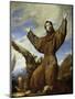 St. Francis of Assisi (circa 1182-1220) 1642-Jusepe de Ribera-Mounted Premium Giclee Print