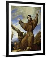 St. Francis of Assisi (circa 1182-1220) 1642-Jusepe de Ribera-Framed Giclee Print