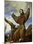 St. Francis of Assisi (circa 1182-1220) 1642-Jusepe de Ribera-Mounted Giclee Print