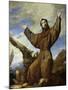 St. Francis of Assisi (circa 1182-1220) 1642-Jusepe de Ribera-Mounted Giclee Print