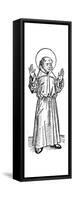 St Francis of Assisi, Italian Priest and Founder of the Franciscan Order, 1493-null-Framed Stretched Canvas