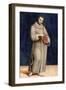 St. Francis of Assisi, Panel from the Predella of the Colonna Altarpiece, C.1502-Raphael-Framed Giclee Print