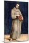 St. Francis of Assisi, Panel from the Predella of the Colonna Altarpiece, C.1502-Raphael-Mounted Giclee Print