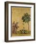 St. Francis of Assisi Preaching to the Birds-Giotto di Bondone-Framed Premium Giclee Print