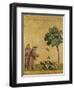 St. Francis of Assisi Preaching to the Birds-Giotto di Bondone-Framed Premium Giclee Print