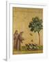 St. Francis of Assisi Preaching to the Birds-Giotto di Bondone-Framed Giclee Print