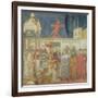 St. Francis of Assisi Preparing the Christmas Crib at Grecchio, 1296-97-Giotto di Bondone-Framed Giclee Print