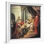 St Francis of Assisi Presents Rule to Pope Innocent IV-Nicholas Ricciolini-Framed Giclee Print