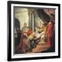 St Francis of Assisi Presents Rule to Pope Innocent IV-Nicholas Ricciolini-Framed Giclee Print